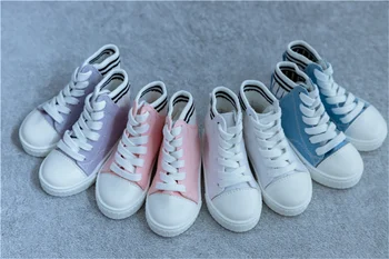 1/3 bjd Shoes Парусиновая обувь с высоким берцем, разноцветная повседневная обувь, аксессуары для кукол bjd