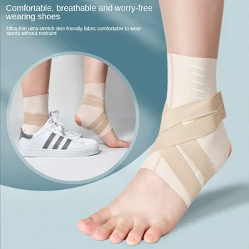 1 пара спортивных носков для фиксации голеностопного сустава, поддерживающий Компрессию рукав, эластичный Дышащий Для восстановления после травм, боли в суставах, поддержка голеностопного сустава