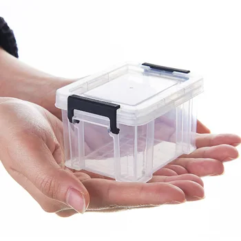 1 шт. Прозрачный пластиковый ящик для хранения мелочей, коробка для хранения мелочей, запчасти, Ящик для хранения инструментов, товары для дома, портативный