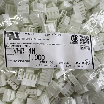 10 шт. оригинальный новый разъем VHR-4N, разъем 4PIN, резиновая оболочка, расстояние 3,96 мм