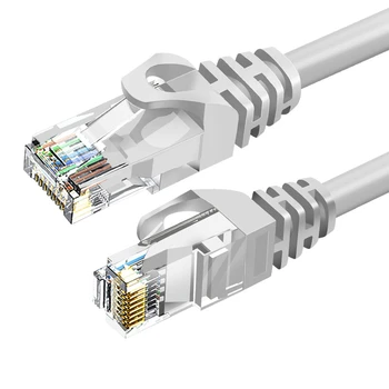 100шт Гигабитный Патч-кабель Cat 6 Ethernet 1000 Мбит/с CAT6 UTP Сетевой Кабель RJ45 LAN Ethernet Проводной Маршрутизатор UTP Патч-корд 1 М-50