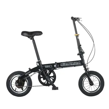 12-дюймовые велосипеды, складные мини-велосипеды, маленькие, для отдыха, рама из высокоуглеродистой стали Для взрослых мужчин и женщин, ультралегкая портативная педаль