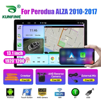 13,1-дюймовый Автомобильный Радиоприемник для Perodua ALZA 2010-2017 Автомобильный DVD GPS Навигация Стерео Carplay 2 Din Центральный Мультимедийный Android Auto