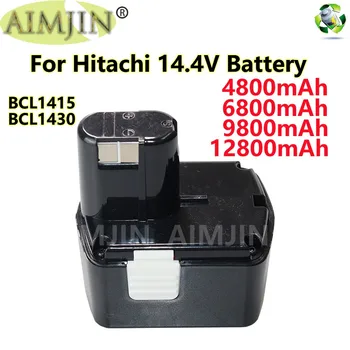 14,4 В 4.8/6.8/9.8/12.8 Сменный аккумулятор для электроинструмента NI-CD емкостью 1 Ач для Hitachi CJ14DL DH14DL EBL1430 BCL1430 BCL1415