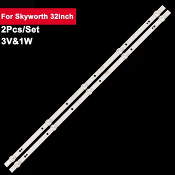 2 шт./компл. 3 В 566 мм тв светодиодная лента подсветки для Skyworth 32 дюймов 5led ремонт телевизора 32E381S 32E361S 5835-W32000-6P00 32E1C CMCC-T1C X32