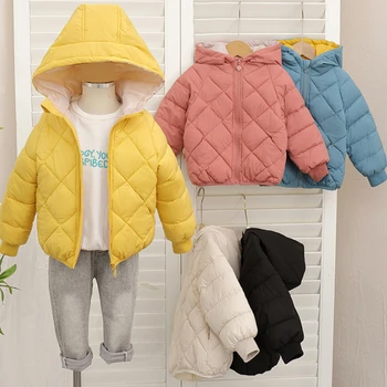 2023 Куртки для мальчиков, Детская верхняя одежда с капюшоном, Теплая куртка для девочек, Детская одежда, Детская верхняя одежда, Модное Детское пальто на молнии, куртка