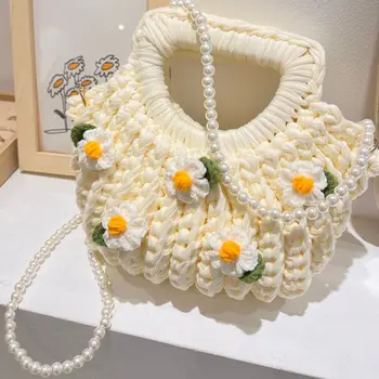 2023 Новые милые сумочки и сумки-ракушки в японском стиле с элегантными цветами, модные универсальные сумки через плечо для женщин