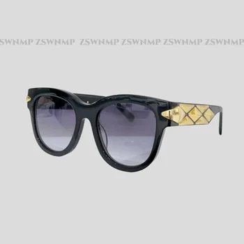 2023 Новые Черные Ацетатные женские солнцезащитные очки для женщин, странный бренд, дизайнер, модные товары для вечеринок, популярные товары для девочек, Квадратные солнцезащитные очки