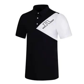 2023 одежда для гольфа JL летняя новая мужская футболка для гольфа удобная дышащая быстросохнущая футболка для гольфа с коротким рукавом бесплатная доставка