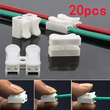 20шт кабельный соединитель клемма быстрого подключения пресс для сращивания кабеля бытовой Быстрый инструмент для подключения электрического кабеля