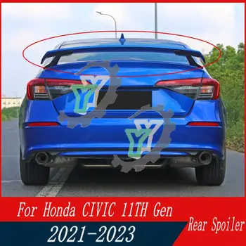 21 22 Высококачественный ABS Пластик, Спойлер Заднего Багажника Автомобиля, Накладка На Кромку Заднего Крыла Для Honda CIVIC 11TH Gen FE1 FK Седан 2021 2022 2023