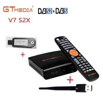 220ШТ GTMEDIA V7 S5X DVB-S2 HD PowerVu спутниковый ресивер DVB-S/S2/S2X AVS + VCM/ACM vs v7 hd v7 s2x freesat v7s hd