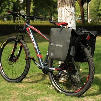 25-литровая Велосипедная сумка для багажника Водонепроницаемая Велосипедная сумка MTB Дорожное Велосипедное Седло Сумка для задней стойки Велосипедное Сиденье Сумки для багажника Сумка через плечо