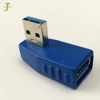 300 шт./лот USB 3.0 A Мужской/ Женский Адаптер USB3.0 AM-AF Соединительный Разъем Удлинитель Конвертер для портативных ПК синий