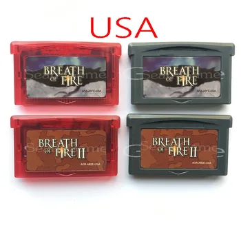 32-разрядная карта картриджа для портативной консоли для видеоигр для США Breath of Fire / Breath of Fire II версии the First Collection