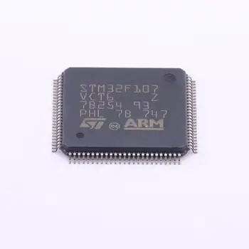 32-разрядный микроконтроллер STM32F ARM Cortex M3 RISC 256 КБ, вспышка 2,5 В/3,3 В, 100-контактный лоток LQFP - Лотки STM32F107VCT6