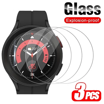 3ШТ Закаленное Стекло 9H Для Samsung Galaxy Watch 5 Pro Защитная пленка для экрана Watch 3 4 Classic 40 мм 41 мм 42 мм 44 мм 45 мм 46 мм