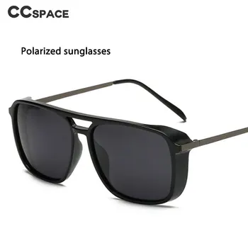 46913 Ретро-панк поляризованные солнцезащитные очки Модные мужские и женские солнцезащитные очки для вождения Uv400 Черные крутые солнцезащитные очки