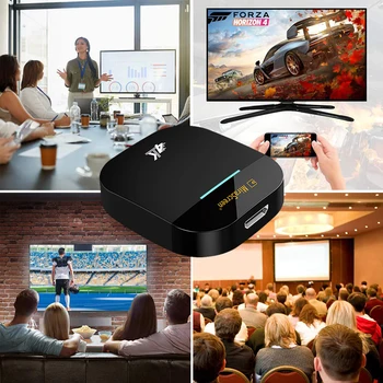 4K Mirascreen Беспроводной HDMI-совместимый Miracast Airplay Smart Android Tv Stick Приемник дисплея 5G Wifi с зеркальным отображением для Iphone PC