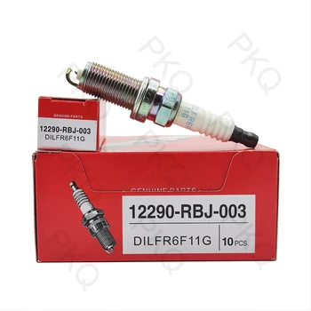 4шт 12290-RBJ-003 DILFR6F11G Двойная Иридиевая Свеча Зажигания Для Honda Hybrid Civic IX 1.5L Insight 1.3L 12290RBJ003 DILFR6F-11G