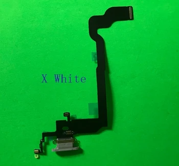 50шт Новый для iPhone X usb-порт зарядного устройства USB-док-станция Гибкий кабель Лента Запасные части