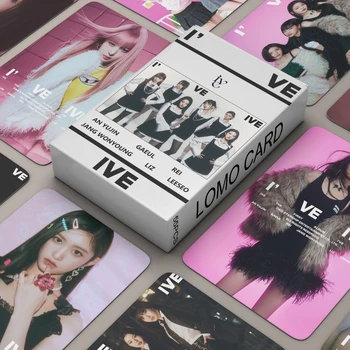 55 шт./компл. Открытки Kpop IVE Kitsch Lomo I've IVE 2023 Новый Альбом IVE Фотокарточки LIZ Kpop Fans Collection Подарок