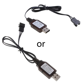 7,4 В USB Зарядное Устройство SM 4P Штекер для E561-001 FODA RUI CHUANG R/C Гоночная Лодка 7,4 В Литиевый Зарядный Кабель Аксессуары