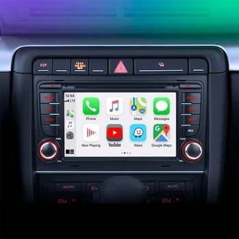 8G + 256G Android 12 Автомобильный DVD GPS Радио Для Audi A4 B6 B7 S4 RS4 360 ° Панорамная AHD Камера Головное Устройство Auto CarPlay Авторадио