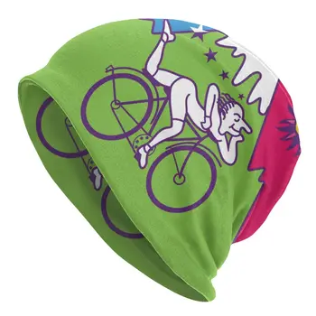 Albert Hofmann LSD Bicycles Дневная Шляпка Femme Трикотажные Тюбетейки Шапочки Кепка Осень Зима Теплая Кислотная Промокашка Вечерние Шапки-Бини С Напуском
