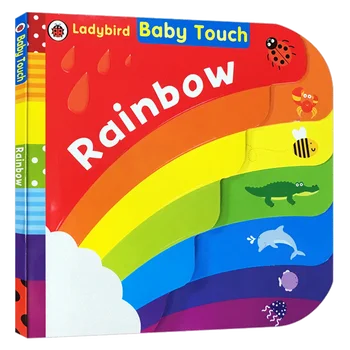 Baby Touch Rainbow, Детские книжки для детей 1, 2, 3 лет, английская книжка с картинками, 9780718193522