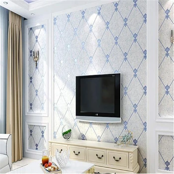 beibehang Европейский ТВ-фон, 3D обои, нетканый материал, минималистичные современные обои для гостиной, спальни, домашний декор