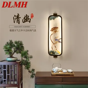 DLMH Новые латунные настенные бра для помещений Современный креативный дизайн Светодиодное освещение для домашнего коридора