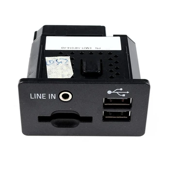EM2T-14F014-AB USB Интерфейс AUX Аудиоразъем Для Автомобиля Подходит Для Ford EDGE KUGA Taurus S-MAX Запасные Части Аксессуары