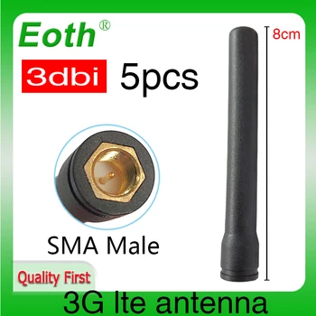 Eoth 5шт 3G lte антенна 3dbi SMA Штекерный Разъем antenne маршрутизатор внешний ретранслятор huawei беспроводной модем antene