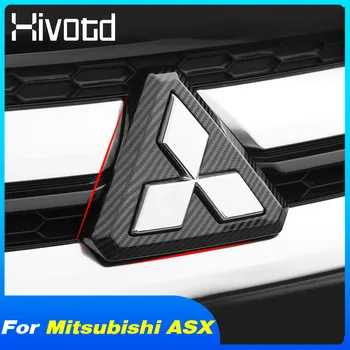 Hivotd Передняя решетка автомобиля, крышка с логотипом, Декоративная рамка, Внешние аксессуары, Детали кузова, Декоративная отделка для Mitsubishi ASX 2020 2021 2022