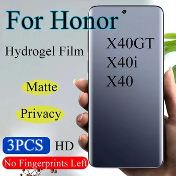 HonorX40GT Матовая Защитная Пленка Для Экрана Honor X40i HonorX40i Privacy Гидрогелевая Пленка HonorX40 Soft HD Anti-Peeping Полное Покрытие