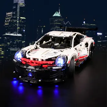 Hprosper Светодиодная подсветка для Lego Technic Porsche 911 RSR 42096 Дизайн и конфигурация Совместимы с моделью (не включают саму модель)
