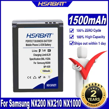 HSABAT BP-1030 BP1030 BP1130 BP-1130 ED-BP1030 1500 мАч Аккумулятор для Samsung NX200 NX210 NX1000 NX1100 NX2000 NX-300M L10 Камера