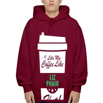 I Like My Coffee Like Liz Phair Ho Funny Female Celeb Cool Fan Распродажа верхней одежды из 100% хлопка, толстовки с капюшоном