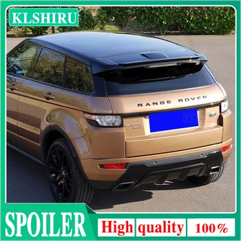 KLSHIRU для Range Rover Evoque Задний спойлер на крыше Крыло ABS Ярко-черная неокрашенная грунтовка 2010-2015