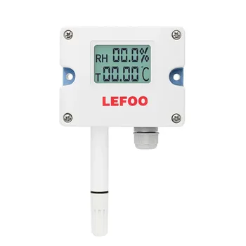 LEFOO Настенный датчик T/H промышленного класса LFH10A 4-20MA/0-10V/RS485 с цифровым дисплеем-передатчиком 