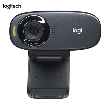 Logitech Original C310 Компьютерная камера для видеоконференций HD Веб-камера Настольный компьютер Ноутбук USB Mcrophone Онлайн-обучение Новинка