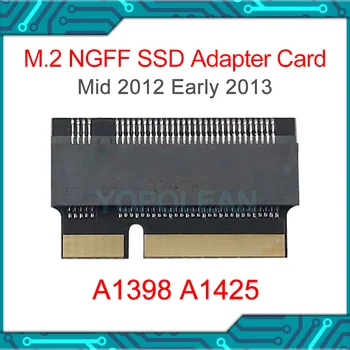 M2 SSD Адаптер M.2 NGFF B + M Ключ SATA SSD M2 Адаптер для MacBook Pro Retina A1398 A1425 2012 Конвертер Карты SSD Адаптер