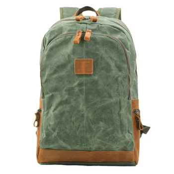M550 Новая женская холщовая сумка для отдыха с маслом и воском, Ретро рюкзак для улицы, студенческий компьютерный школьный рюкзак, водонепроницаемая сумка для альпинизма