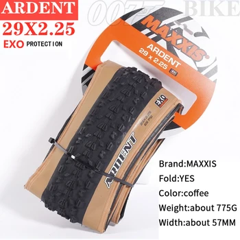 Maxxis Ardent - это легкая трассовая шина, которая быстро катится в сухих условиях. Велосипедная шина EXOTR 29x2.25 / EXO Yellow / Black Edge