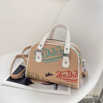 MBTI 2023 Летние сумки для женщин, кожаная сумка для покупок, Дизайнерская роскошная женская сумка через плечо с буквенным принтом в виде ракушек