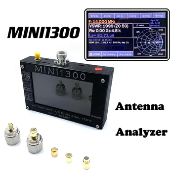 MINI1300 Plus 5V/1.5A Анализатор Антенны HF VHF UHF 0,1-1300MHZ Частотный Счетчик SWR Метр 0,1-1999 С ЖК-экраном