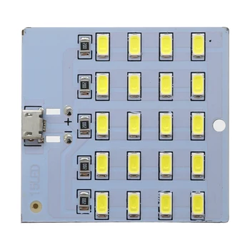Mirco Usb 5730 LED Осветительная Панель USB Мобильный Свет Аварийный Свет Ночник Белый 5730 Smd 5V 430mA ~ 470mA DIY настольная лампа