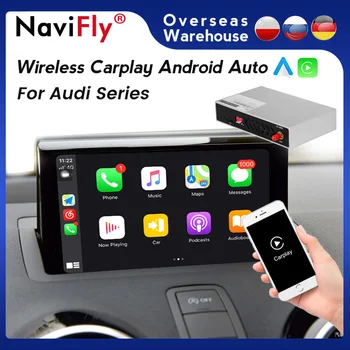 NaviFly Беспроводной Carplay Android Авто Автомобильный Мультимедийный Плеер Для AUDI A8 Q2 A1 Q7 A5 Q5 A6 Автомобильная Игровая приставка С поддержкой MirrorLink камера