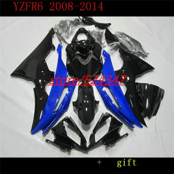Nn-Для YZFR6 08-14 2009 2010 2011 2012 YZF 600 R6 2008 2013 2014 YZF600R 08-14 Пластиковый мотоциклетный обтекатель для Yamaha